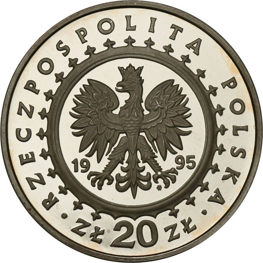 III RP. 20 złotych 1995 Łazienki - pałac